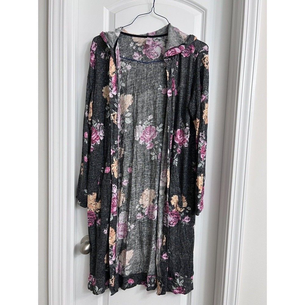 No Boundaries Sweater cover up Floral Size XL‎ 15-17